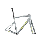 Specialized S-Works Tarmac SL8 Frameset Satin Liquid Silver / Multi-Color Dry Impasto / Gloss Team Yellow Tint, size 56cm only.!