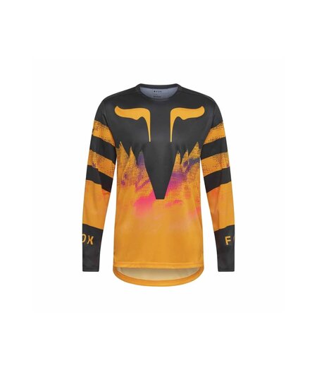 FOX Racing Apparel Mens Ranger Long Sleeve Jersey Kairos Tangerine
