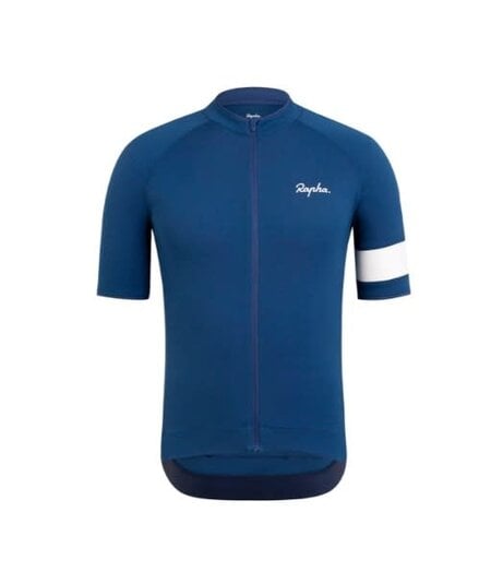 Rapha Men's Core Cycling Jersey Dark Blue/White LG