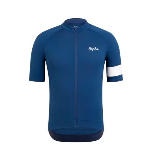 Rapha Men's Core Cycling Jersey Dark Blue LARGE only.!