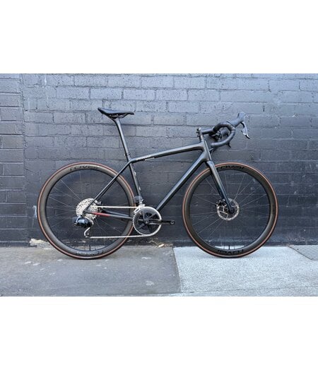 Specialized Aethos Comp (Ex-Demo) - Rival eTap AXS Satin Carbon/Teal Tint Fade/Flake Silver, size 54cm