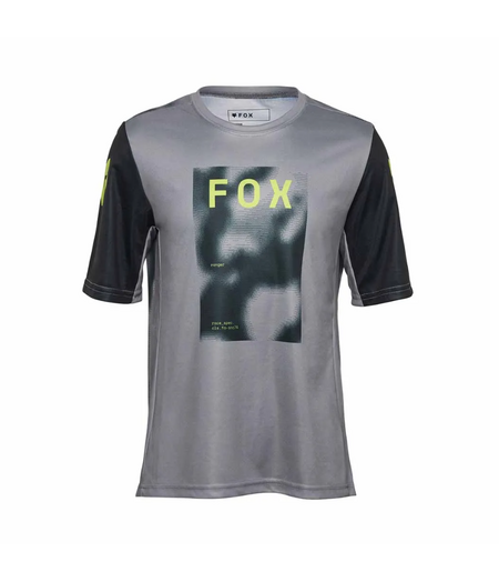 FOX Racing Apparel Youth Ranger Short Sleeve Jersey Taunt Steel Grey