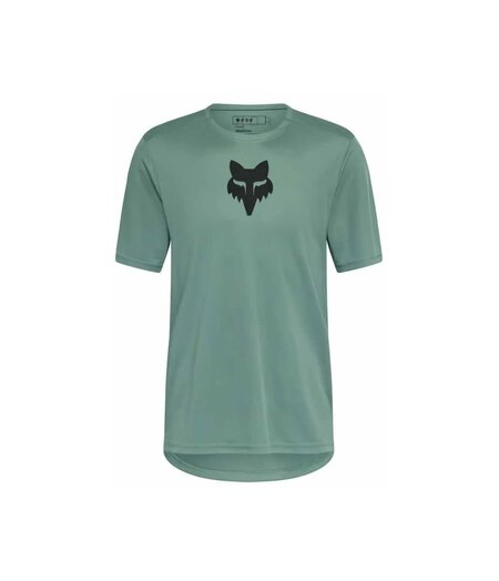FOX Racing Apparel Mens Ranger Short Sleeve Jersey Fox Head Pine