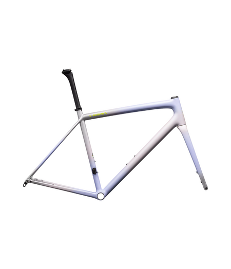 Specialized S-Works Aethos Frameset Satin Clay - Powder Indigo - Silver Dust - Radial Fade Size 61