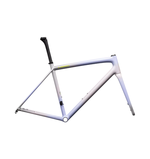 Specialized S-Works Aethos Frameset Satin Clay - Powder Indigo - Silver Dust - Radial Fade Size 61