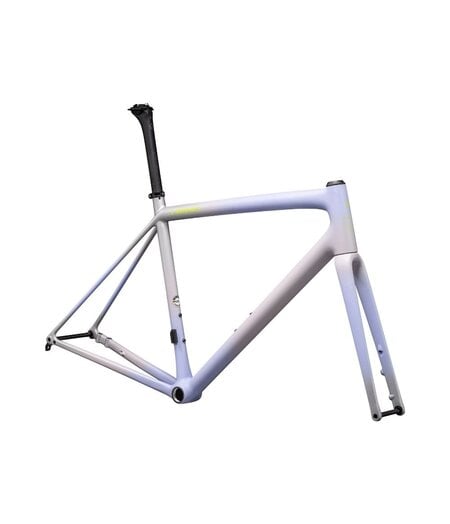 Specialized S-Works Aethos Frameset Satin Clay - Powder Indigo - Silver Dust - Radial Fade Size 61