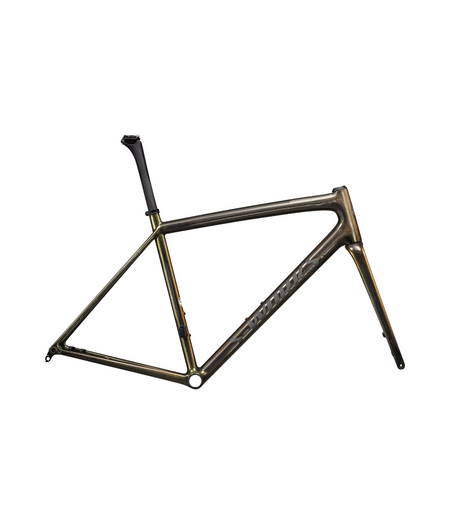 Specialized S-Works Aethos Frameset Gloss Carbon + Magenta-Gold Edge Fade Size 61