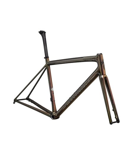 Specialized S-Works Aethos Frameset Gloss Carbon + Magenta-Gold Edge Fade Size 61