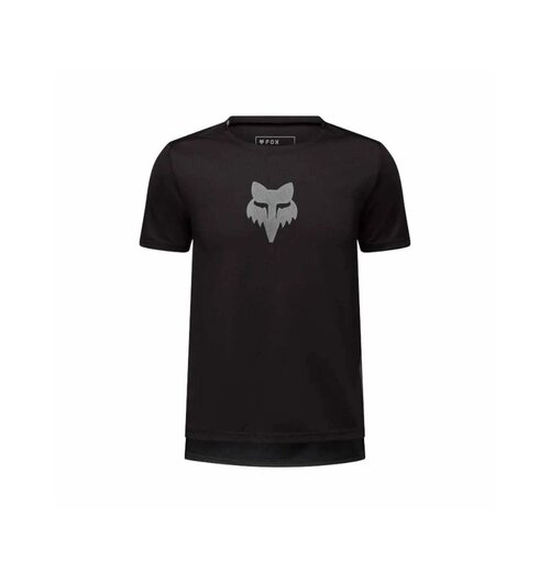 FOX Racing Apparel Youth Ranger Short Sleeve Jersey Fox Head Black