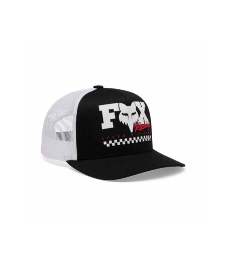 FOX Racing Apparel Youth Checker Mesh Truckers Hat Black