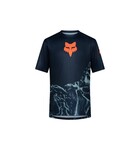 FOX Racing Apparel Youth Ranger Short Sleeve Jersey Image Arctic Blue