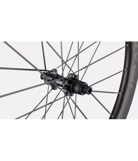 Roval Terra Aero CLX Wheelset Satin Carbon/Gloss Black (Front & Rear)