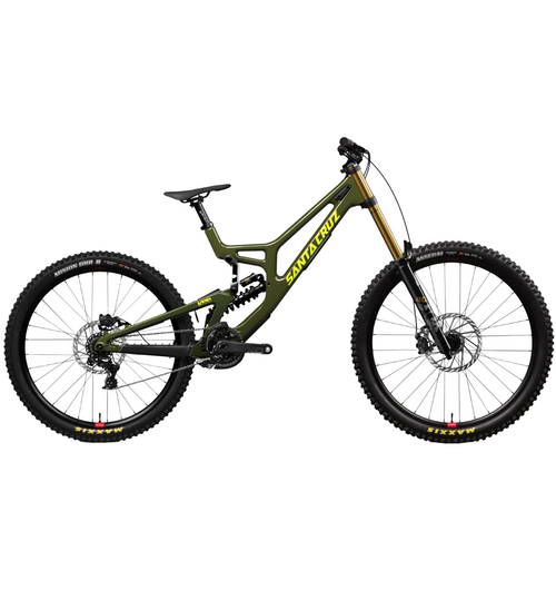Santa Cruz V10 Carbon Downhill X01-Kit Gloss Kelp Green