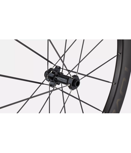 Roval Terra Aero CLX Front Wheel Satin Carbon/Gloss Black