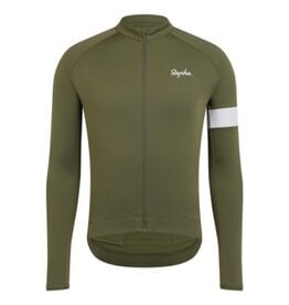 Rapha Men's Long Sleeve Core Jersey Dark Khaki