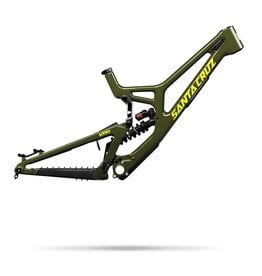 Santa Cruz V10 Carbon Downhill Frame Gloss Kelp Green