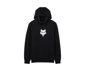 Fox Head Pullover Hoodie Black/White