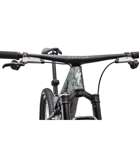 Specialized S-Works Epic 9 Gloss Metallic Obsidian Multi Color Dry Impasto/ Metallic White Silver