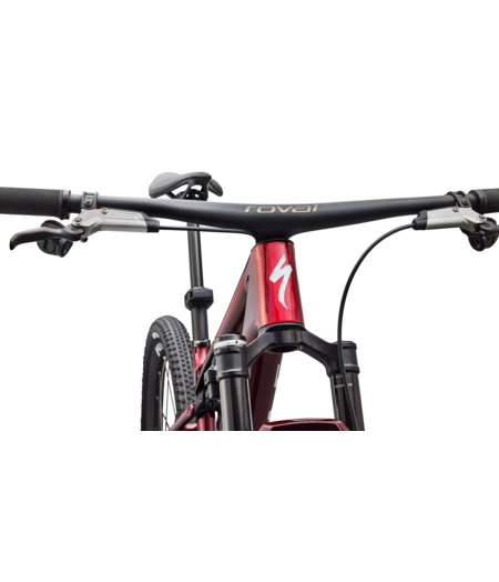 Specialized S-Works Epic 9 Gloss Red Tint Over Red Reflex Pearl Edge Fade / Metallic White Silver