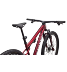 Specialized S-Works Epic 9 Gloss Red Tint Over Red Reflex Pearl Edge Fade / Metallic White Silver