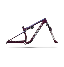 Specialized S-Works Epic 9 Frameset Gloss Bordeaux Metallic / Blue Pearl Edge Fade / Metallic White Silver