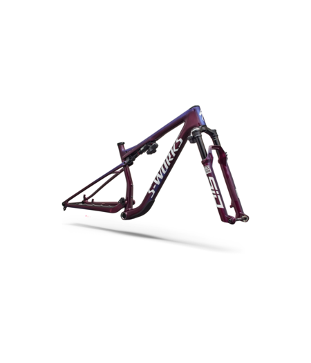 Specialized S-Works Epic 9 Frameset Gloss Bordeaux Metallic / Blue Pearl Edge Fade / Metallic White Silver