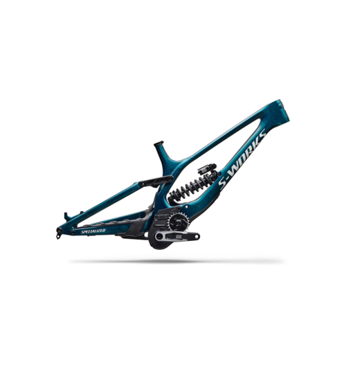 Specialized S-Works Demo 11 Frameset Gloss Teal Tint Carbon / Smoke / White