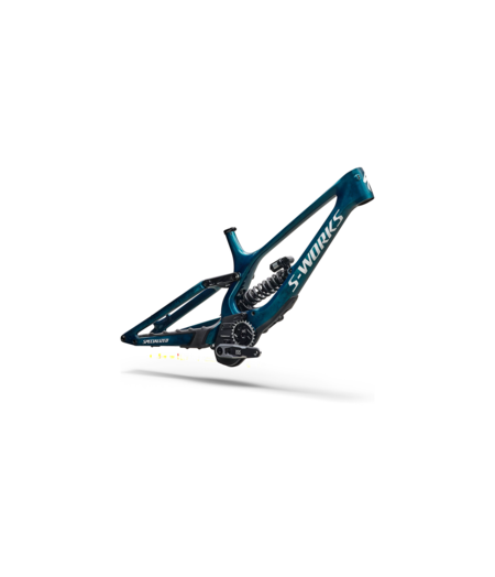 Specialized S-Works Demo 11 Frameset Gloss Teal Tint Carbon / Smoke / White