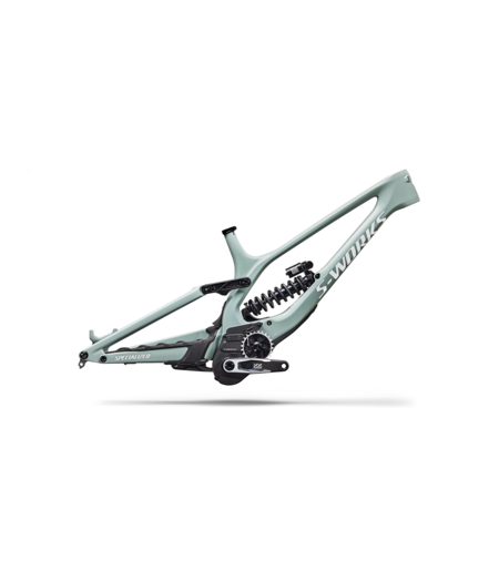 Specialized S-Works Demo 11 Frameset Gloss Agave Grey / Metallic White Silver