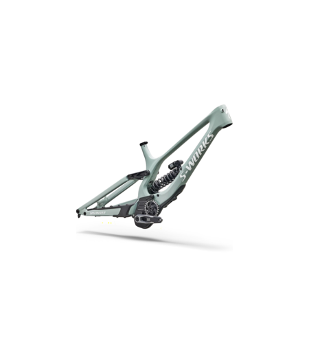 Specialized S-Works Demo 11 Frameset Gloss Agave Grey / Metallic White Silver