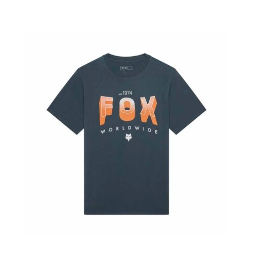 FOX Racing Apparel Block 195 Original SS Tee Deep Cobalt