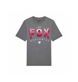 FOX Racing Apparel Youth Block S/S TEE Heather Dark Grey