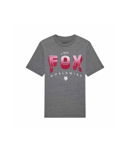 FOX Racing Apparel Youth Block S/S TEE Heather Dark Grey