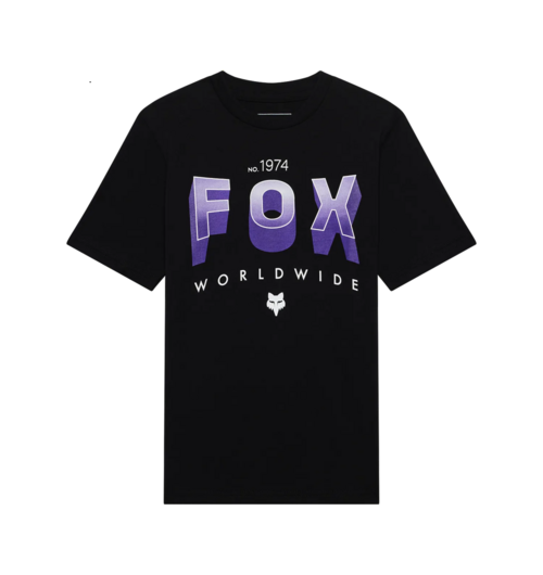 FOX Racing Apparel Youth Block Short Sleeve Tee Ultra Black