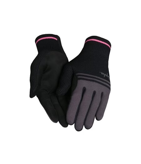Rapha Merino Gloves Black / Carbon Grey