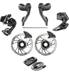 SRAM Force E1 AXS 2X Electronic HRD groupset (Left + Right Shift/Hyd ED FM, CN 114l, RD 36T, FD, Paceline A2 CL 160mm, Batt & Charger)