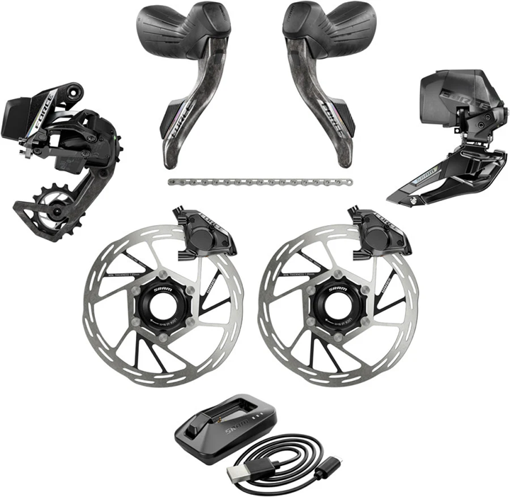 SRAM Force AXS 2X E1 Electronic HRD groupset (Left Right Shift/Hyd