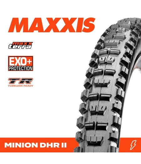 Maxxis Minion DHR II - 27.5 x 2.40 WT MaxxTerra EXO+ (new 2026) Folding 60TPI E-25