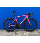 Specialized *USED* Tarmac SL8 Pro Custom Build SRAM Force / Classified Hub Gloss Carbon / Metallic Vivid Pink Strata / Electric Green, size 54cm