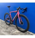 Specialized *USED* Tarmac SL8 Pro Custom Build SRAM Force / Classified Hub Gloss Carbon / Metallic Vivid Pink Strata / Electric Green, size 54cm