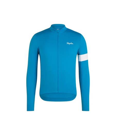 Rapha Men's Core Thermal Long Sleeve Jersey Teal Blue