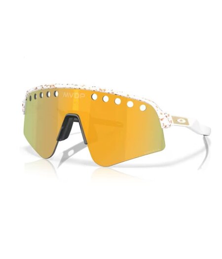 Oakley Sutro Lite Sweep MVDP Red / Gold Splatter- Prizm 24K Vented Lense