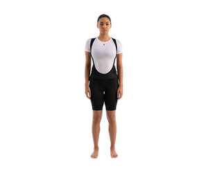 Womens Mountain Liner Bib Shorts SWAT Black
