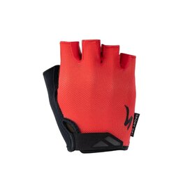 Specialized mens body geometry sport gel short finger gloves Red MediumD