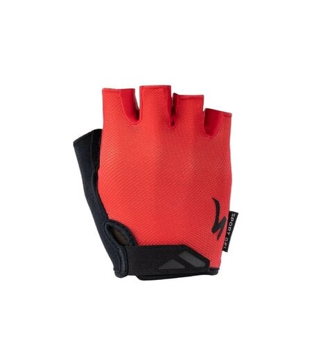 Specialized mens body geometry sport gel short finger gloves Red Medium