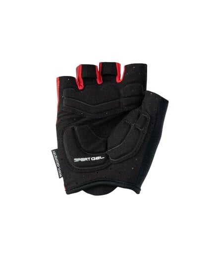 Specialized mens body geometry sport gel short finger gloves Red Medium
