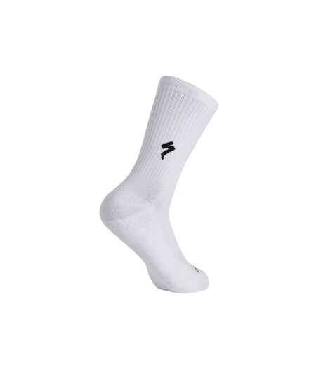 Specialized Cotton Tall Socks White