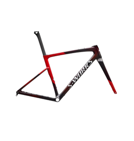Specialized S-Works Crux 5 Frameset - FACT 12r Carbon Cayenne Metallic/red Tint/white Silver Metallic