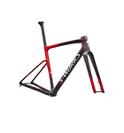 Specialized S-Works Crux 5 Frameset - FACT 12r Carbon Cayenne Metallic/red Tint/white Silver Metallic