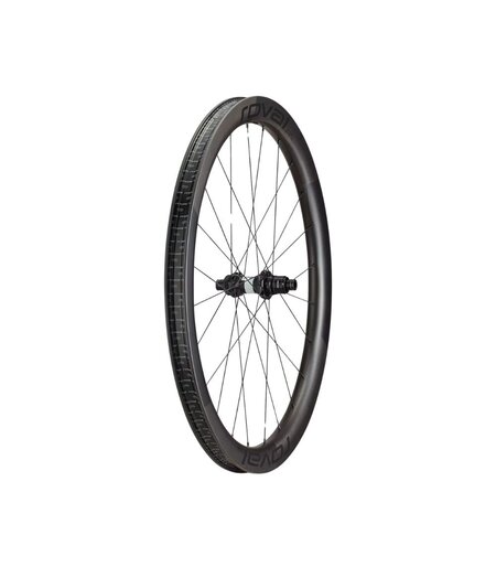 Roval Terra Aero CL Carbon Wheel 700c Rear Satin Carbon/Satin Black